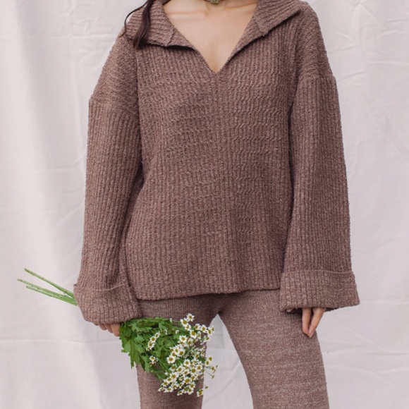 Indigo Luna Winterfall Jumper | Clove | One Size / OS - Picture 1 of 6